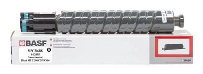 Тонер Ricoh Aficio MP C306/C307/C406, Black, туба, 17 000 стр, BASF (842098 / BASF-KT-MPC306BK)