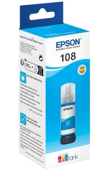 Чорнило Epson 108, Cyan, 70 мл (C13T09C24A)