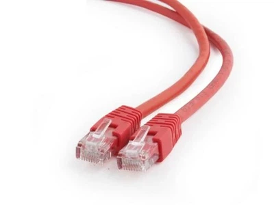 Патч-корд 5 м, UTP, Red, Cablexpert, Cat.6, CCA, PVC (PP6U-5M/R)