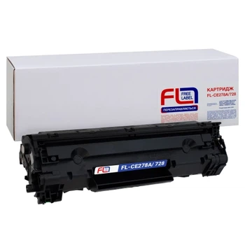 Картридж Canon 728, Black, Free Label (FL-CE278A/728)