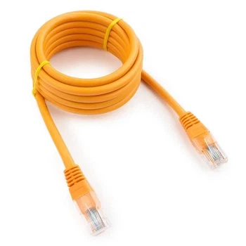 Патч-корд 2 м, UTP, Orange, Cablexpert, Cat.5e, CCA, PVC (PP12-2M/O)