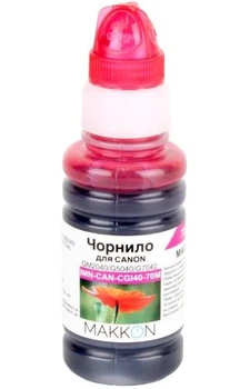 Чернила Canon GI-40, Magenta, 70 мл, Makkon (IMN-CAN-CGI40-70M)