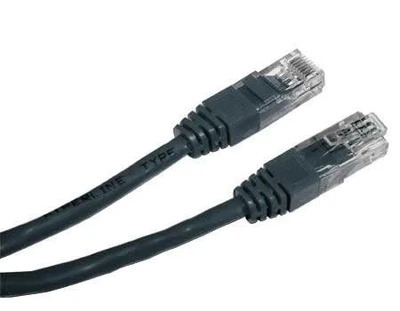 Патч-корд 1.5 м, UTP, Black, Cablexpert, Cat.5e, CCA, PVC (PP12-1.5M/BK)
