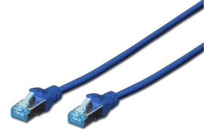 Патч-корд 5 м, SF/UTP, Blue, Digitus, Cat.5e, Cu, PVC (DK-1531-050/B)