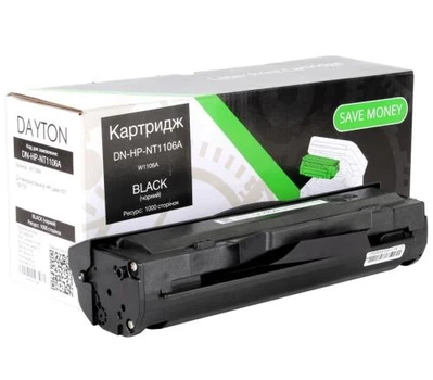 Картридж HP 106A (W1106A), Black, Dayton (DN-HP-NT1106A)