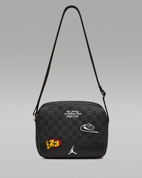 Сумка через плече Jordan JAM MONOGRAM MESSENGER 3.6л 18 х 23 х 9 см Чорний (7dMA9156-023)