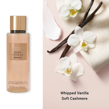 Міст для тіла парфумований спрей для тіла 250 мл з шимером Bare Vanilla Victoria's Secret M5610