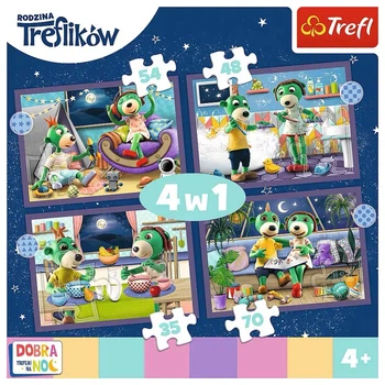 Пазли Trefl Сім'я Трефликів Перед сном (34399)
