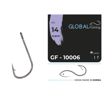 Крючок Global Fishing GF-10006 №14 10шт