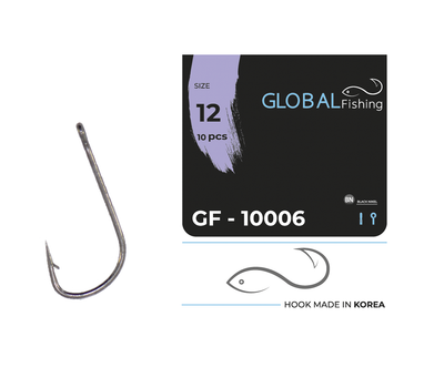 Крючок Global Fishing GF-10006 №12 10шт