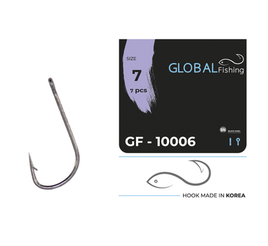 Крючок Global Fishing GF-10006 №7 7шт