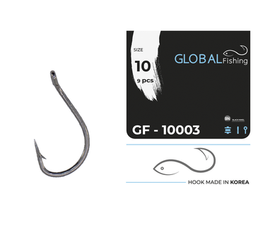 Крючок Global Fishing GF-10003 №10 9шт