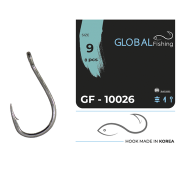 Крючок Global Fishing GF-10026 №9 8шт