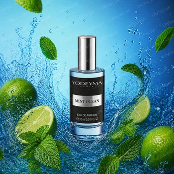 Чоловіча парфумована вода Yodeyma Mint ocean з ароматом крижаної м’яти,коріандр,морські ноти,білий мускус, кедр ( Torino 21 Xerjoff) 15 мл
