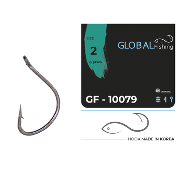Крючок Global Fishing GF-10079 №2 6шт