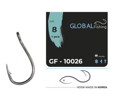 Крючок Global Fishing GF-10026 №8 7шт