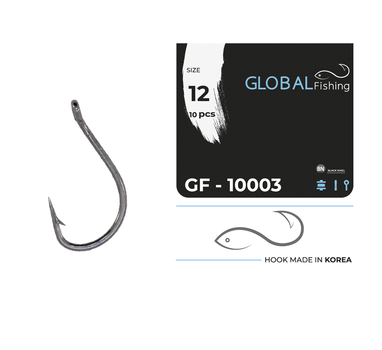 Крючок Global Fishing GF-10003 №12 10шт