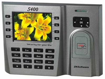 Мультимедийный терминал ZKTeco S400 для учета рабочего времени по бесконтактным картам