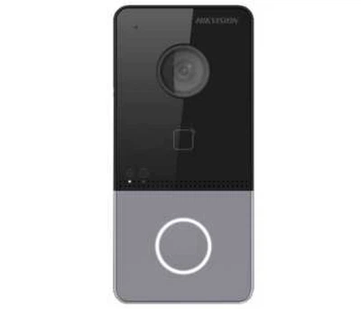 IP-панель вызова Hikvision DS-KV6113-WPE1 (B) 2 Мп с ИК-подсветкой и Wi-Fi
