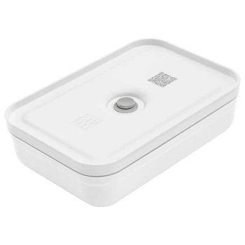 Вакуумный плоский ланч-бокс L, бело-серый Fresh & Save Zwilling