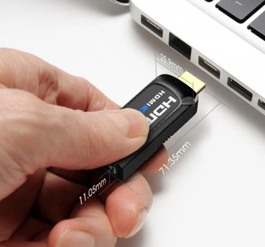 Удлинитель HDMI сигнала по витой паре до 50 м Cat6 50 м @1080P