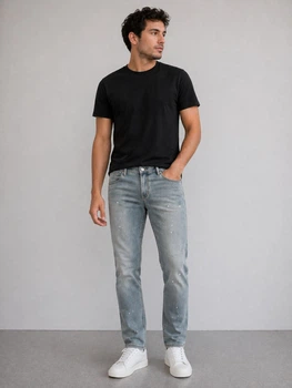 Джинси 060325 В блакитний 222132103C40 Jack&Jones 38/34(р)