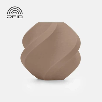 PLA-пластик Філамент Bambu Lab PLA Matte Latte Brown (11800) для 3D-принтера - 1Кг, 1.75mm Кавовий маовий Refill (Без Котушки) з RFID чіпом (NFC) (AA01-N1-1.75-1000-SPLFREE)