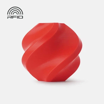 PLA-пластик Филамент Bambu Lab PLA Basic Red (10200) для 3D-принтера – 1Кг, 1.75mm Красный Refill (Без Катушки) с RFID чипом (NFC) (A00-B1-1.75-1000-SPLFREE)