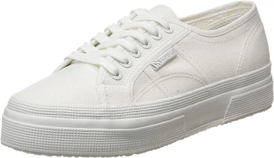 Кеди жіночі Superga Unisex 2736 COTU DBL3 Total White. Розмір 35 (22.5 см)