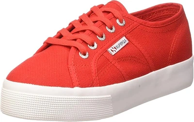 Кеди жіночі Superga Unisex 2730 COTU Red-White. Розмір 35.5 (22.5см)