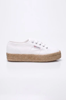 Кеди жіночі Superga 2730 Cotropew white. Розмір 41.5 (27 см)