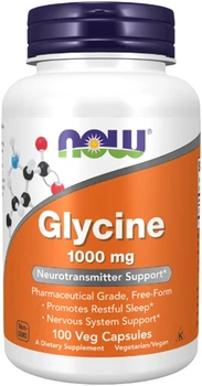 Глицин Now Foods Glycine 1000 мг 100 капсул