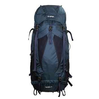 Туристичний рюкзак Tramp Expedition 75 л для походів і гірського туризму з каркасом, вентиляцією та дощовиком (UTRP-055-navy)