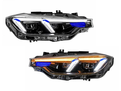 Фари FULL LED 2 лінзи для BMW 3 series F30 F31 2015-2018 ЛЕД В ЛЕД для BMW 3 series F30 2012-2018 (9025)