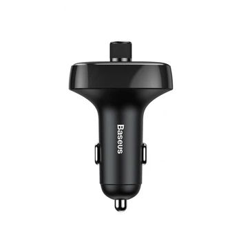 АЗП Baseus FM Launcher S-09 Overseas Edition 2xUSB (3.4А) silver