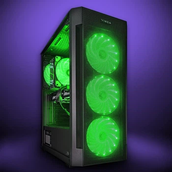Компьютер VSIM зборка v3 -- Intel Xeon 2660v3 / RAM 16 Gb DDR4 / SSD 512Gb / Nvidia GTX1070 8Gb зелёный