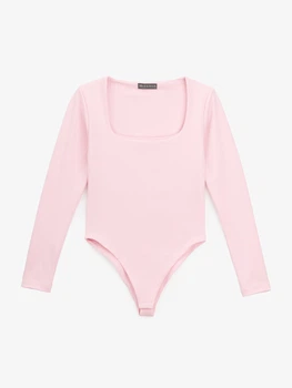 Боди однотонный женский GENUA G01102-0001 L Розовый shop (2000999572302)
