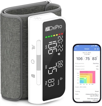 Аккумуляторный тонометр с Bluetooth для измерения давления и пульса