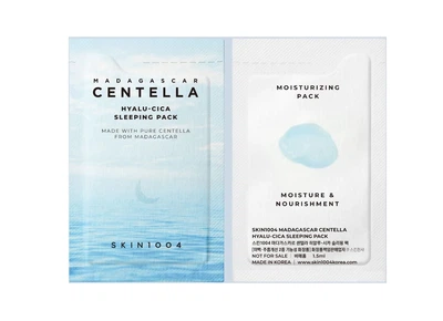 Увлажняющая ночная маска с центеллой Skin1004 Madagascar Centella Hyalu-Cica Sleeping Pack 1.5 ml (пробник)