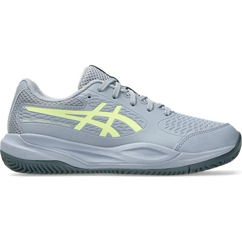 Кроссовки теннисные детские Asics GEL-RESOLUTION X CLAY серо-лимонные 36 1044A080-402