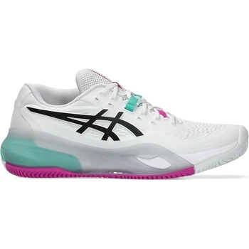 Кроссовки теннисные Asics GEL-RESOLUTION X CLAY бело-бирюзово-розовые 42.5 1041A485-103