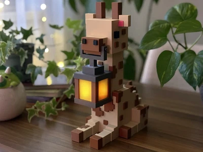 Нічник «Жираф Minecraft з лампою»
