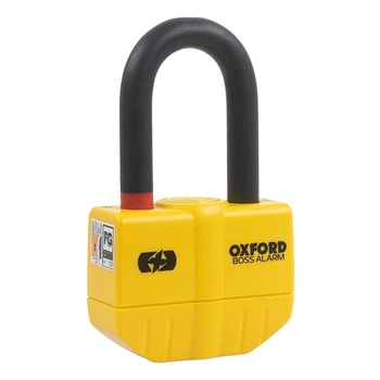 Мотозамок із сигналізацією Oxford Boss Yellow