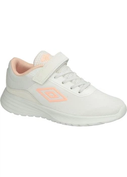 Кросівки для дівчинки Umbro сітка на липучці 35 (23 см) білий лососевий