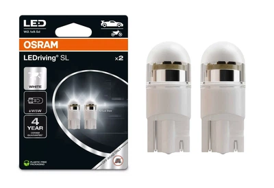Комплект світлодіодних ламп OSRAM 2825DWP-2BL W5W (T10) LED 6000K 12V W2.1X9.5d WHITE (2 шт)