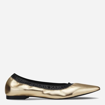 Женские балетки Karl Lagerfeld Vinette 373501105 38 Золотистые (1159860189)