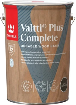 Лакобейц Tikkurila Valtti Plus Complete Темний палісандр 5 л (6408070107119)