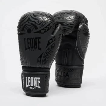 Боксерські рукавиці Leone GN329 HAKA Black 14 унцій