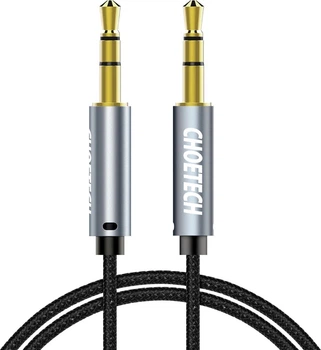 Кабель Choetech AUX002 mini jack 3.5 мм (M) – mini jack 3.5 мм (M) 1.2 м чорний (6971824972627)