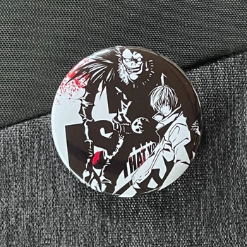 Значок аниме Тетрадь смерти Death Note, диаметр 58 мм (ZNDNA 0006)